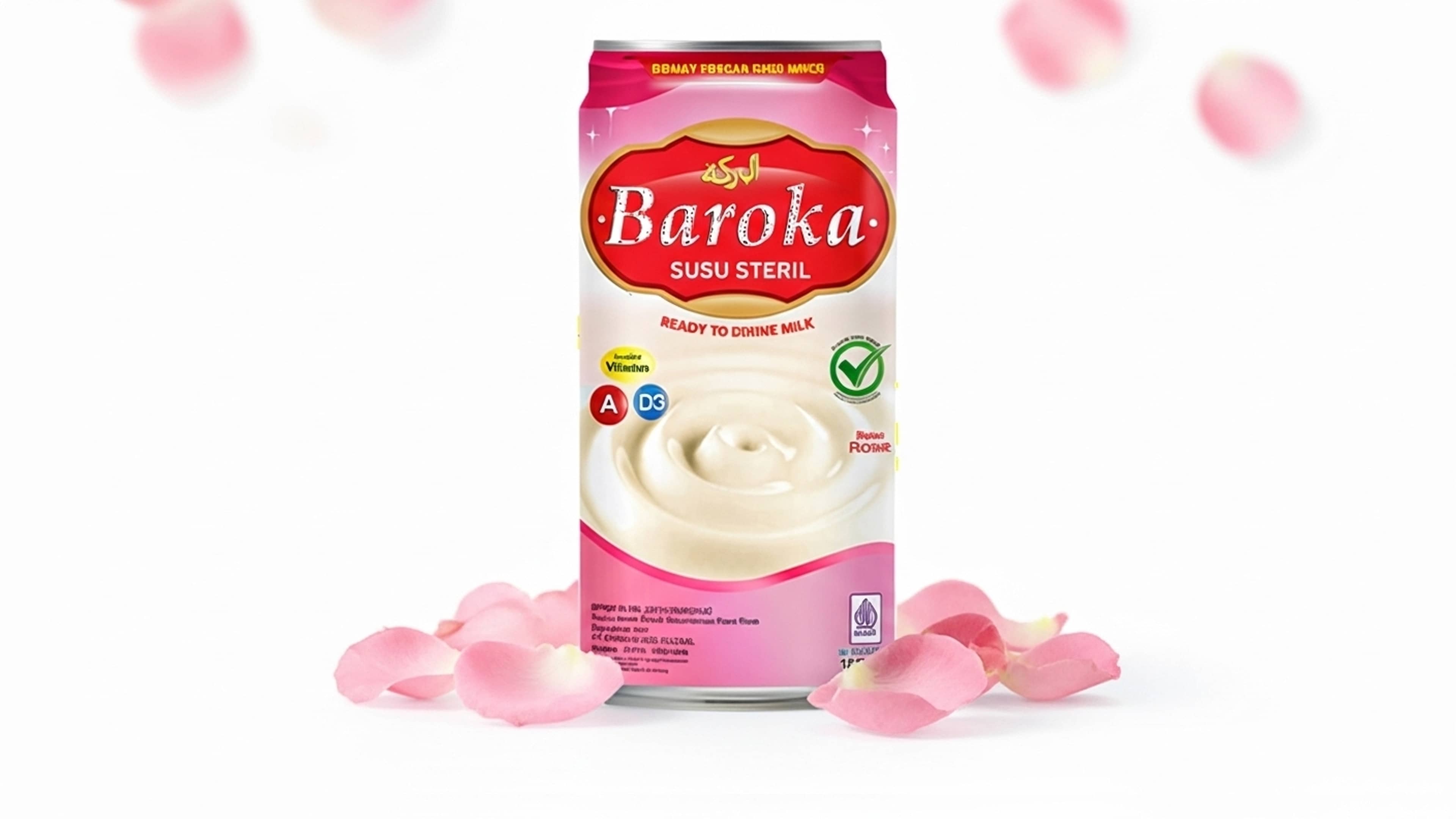 Produk Susu Steril Rasa Rose